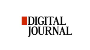 Digital Journal logo with a red square left of the words, designed by Face of Jules, the best in Los Angeles.